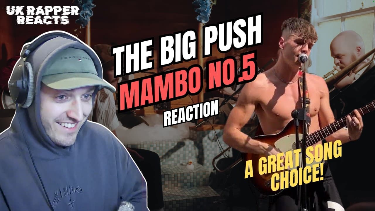 RAPPER REACTS to THE BIG PUSH - MAMBO NO. 5 (Lou Bega Cover) | Music Reaction | Zee TV