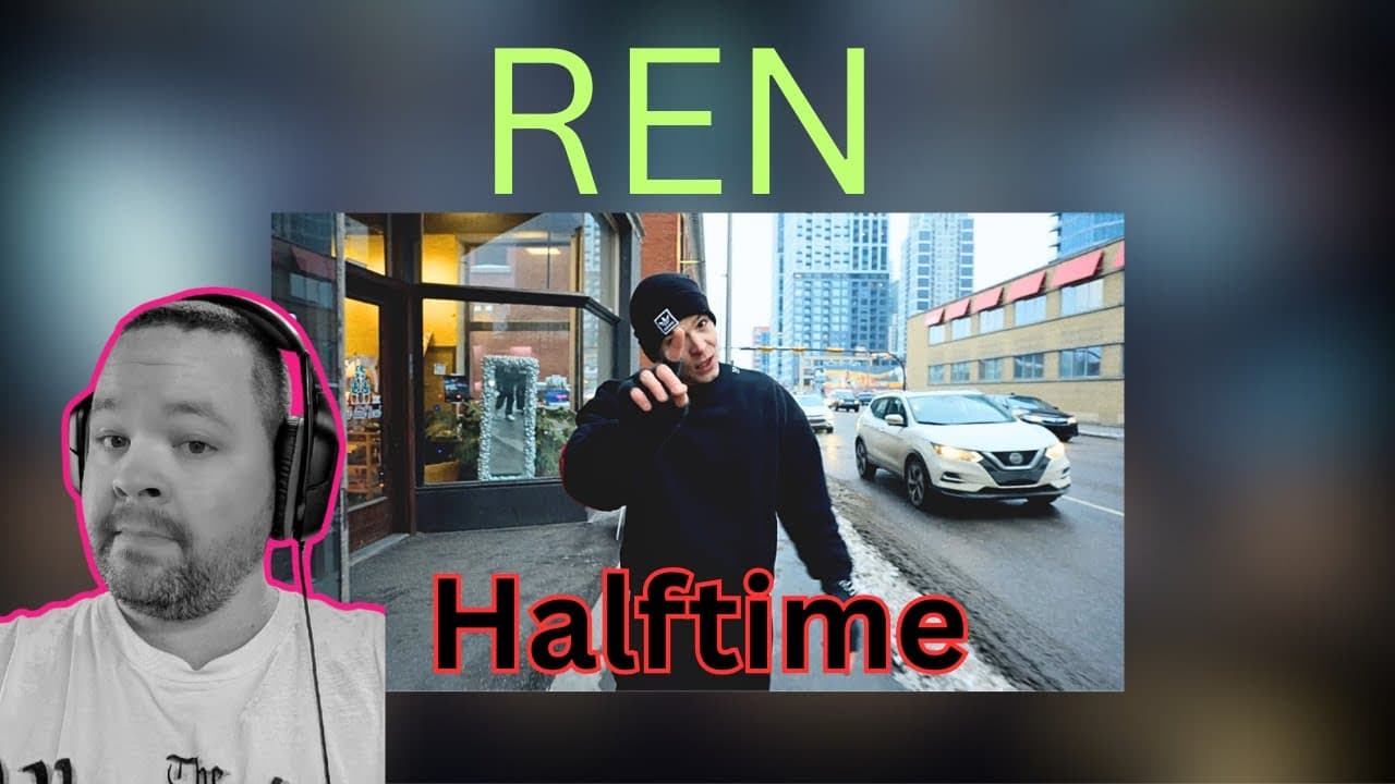 Ren - Halftime ( Nas Retake ) Reaction!