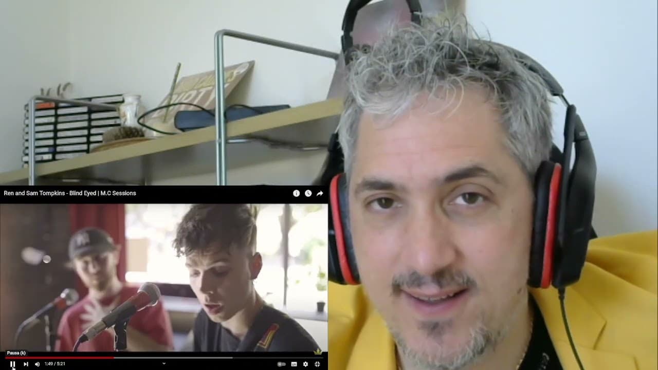 Ren and Sam Tompkins Blind Eyed reaction Punk Rock Head musician singer & bass player James Giacomo