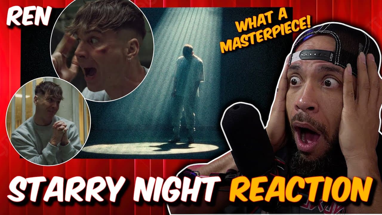 His BEST Work?!? American Rap Videographer REACTION to REN "Vincent's Tale - Starry Night"