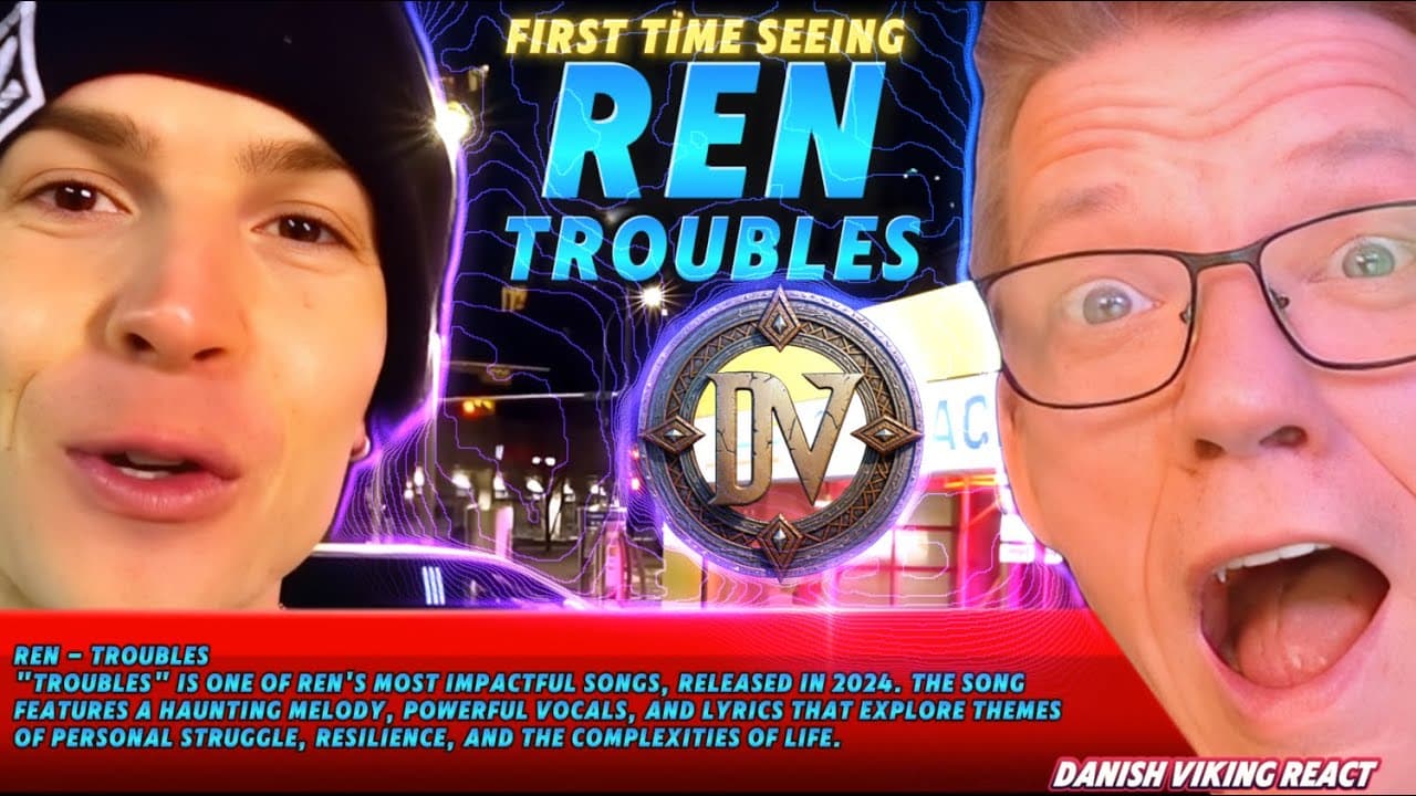 REN First Reaction ! Troubles #ren #renreaction #reaction #musicreactions #danishviking #music