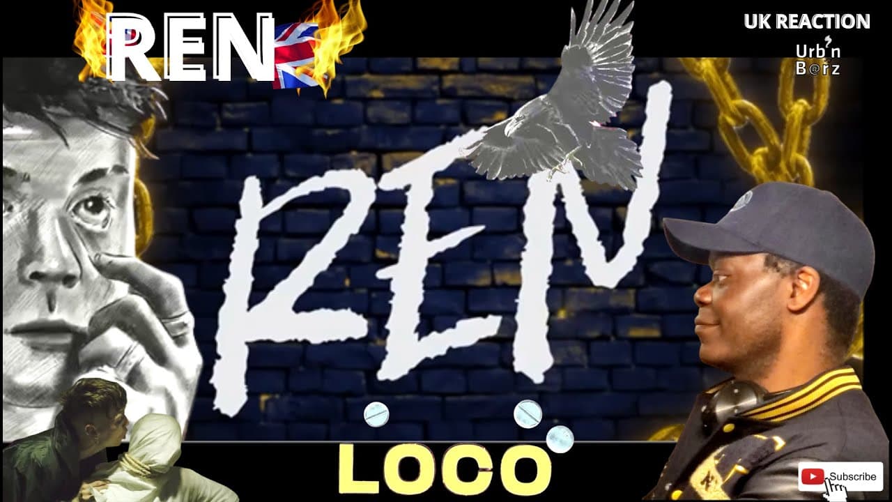 🇬🇧 LYRICAL MANIA!!! Urb’n Barz reacts to Ren - Loco (Official Lyric Video)