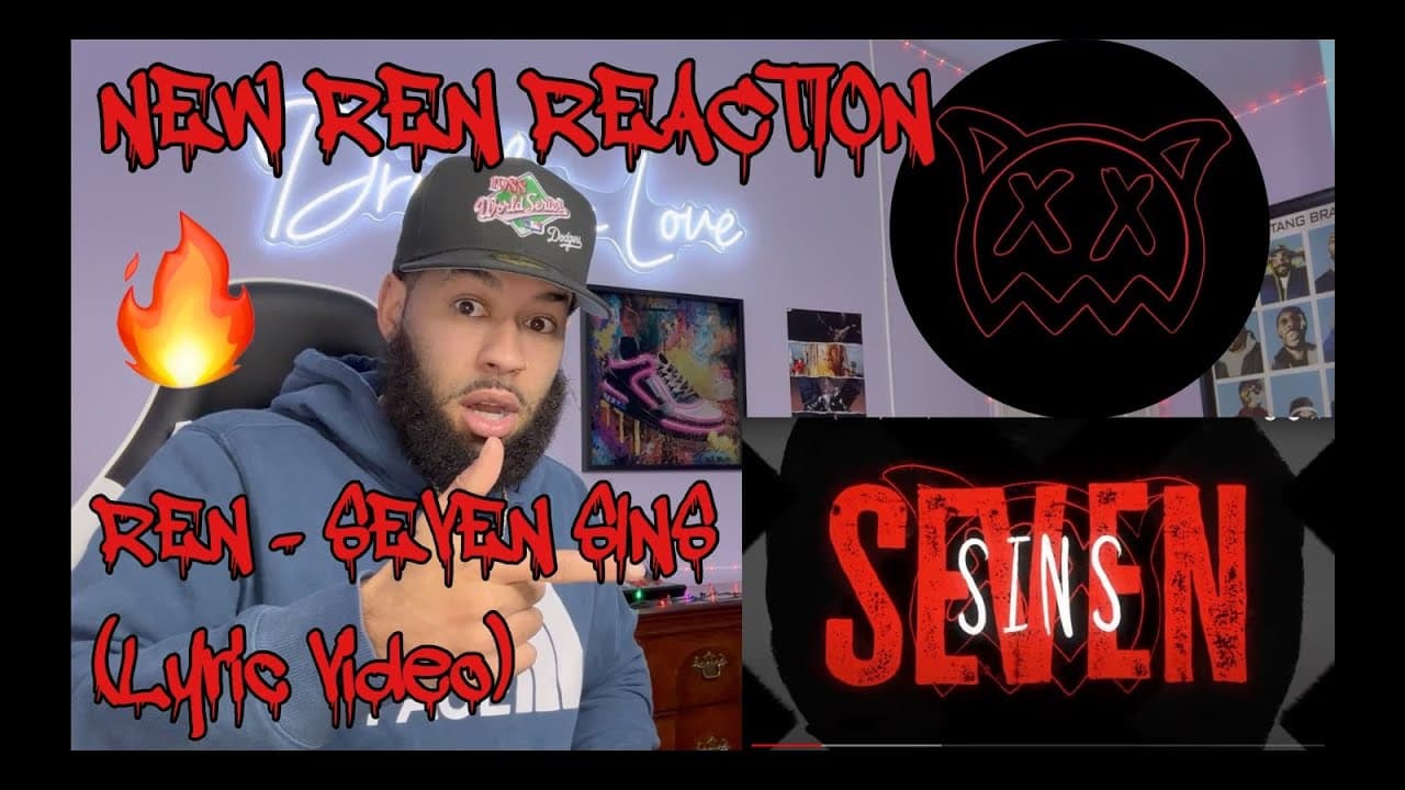 REN WENT BEAST MODE OMG! | Ren - Seven Sins (Official Lyric Video) [VibeWitTyREACTION!!!]