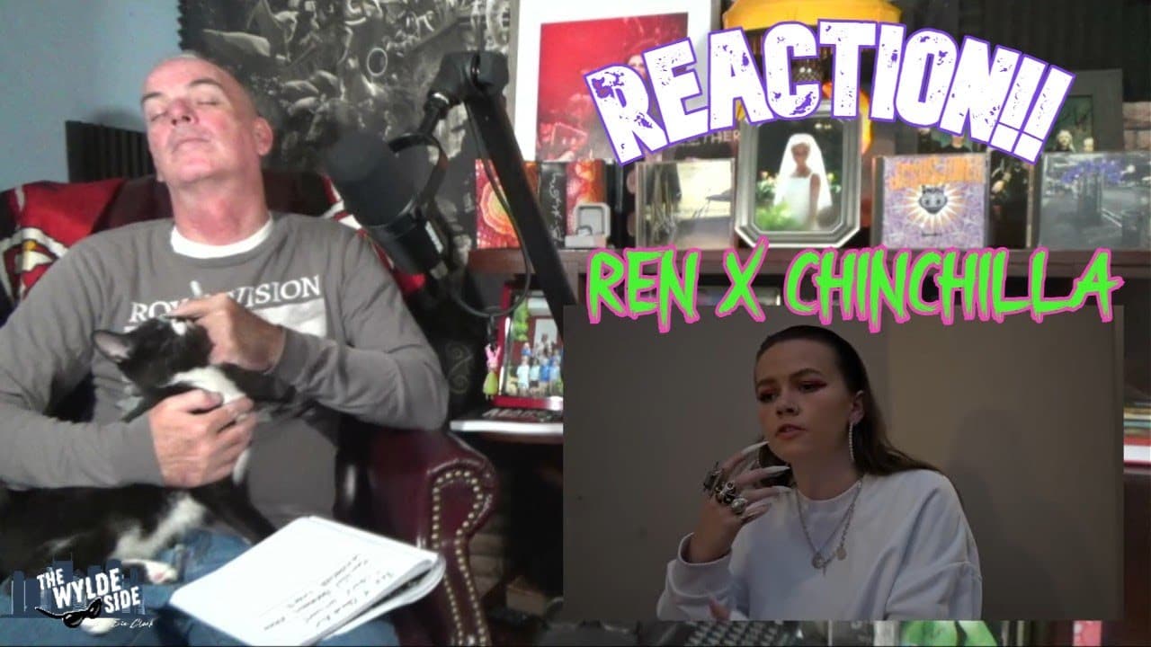 REN X CHINCHILLA "Chalk Outlines" (Live) [REACTION!] Old Rock Radio DJ & His Cat REACTS!