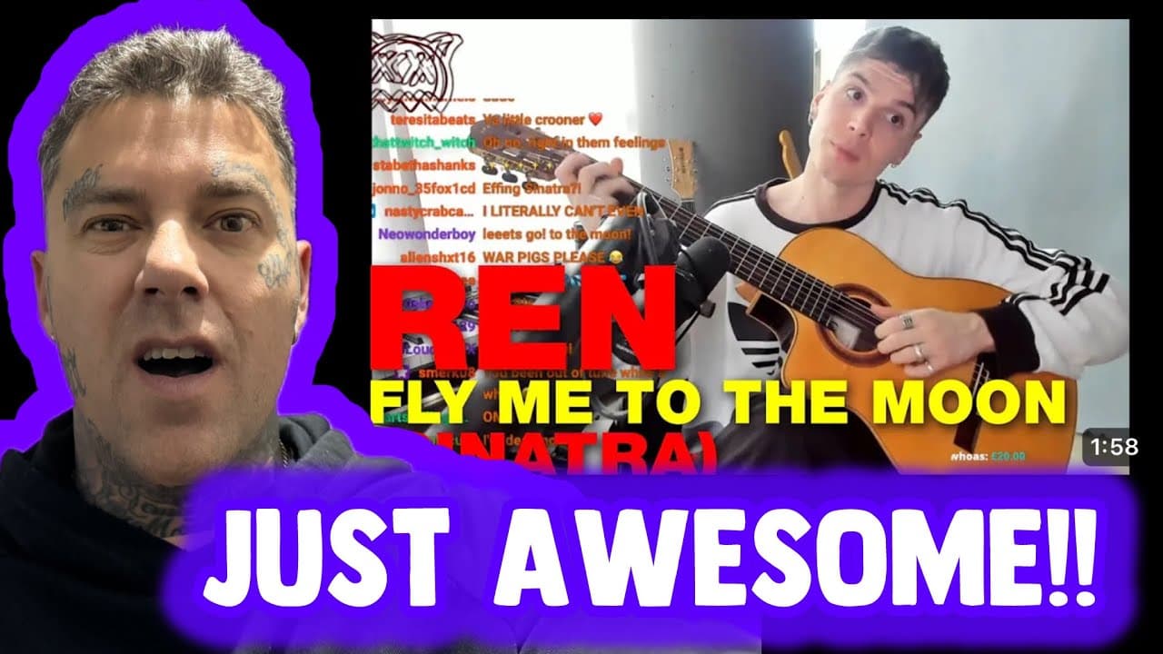 JUST AMAZING!! | Rapper FIRST TIME REACTION to Ren - Fly Me To The Moon (Sinatra) - Beatboxing