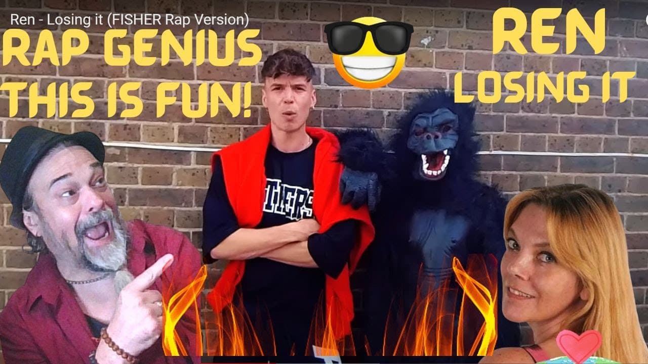 Metal Dude & Wifey (REACTION) - Ren - Losing it (FISHER Rap Version) RAP GENIUS! This was FUN!!!