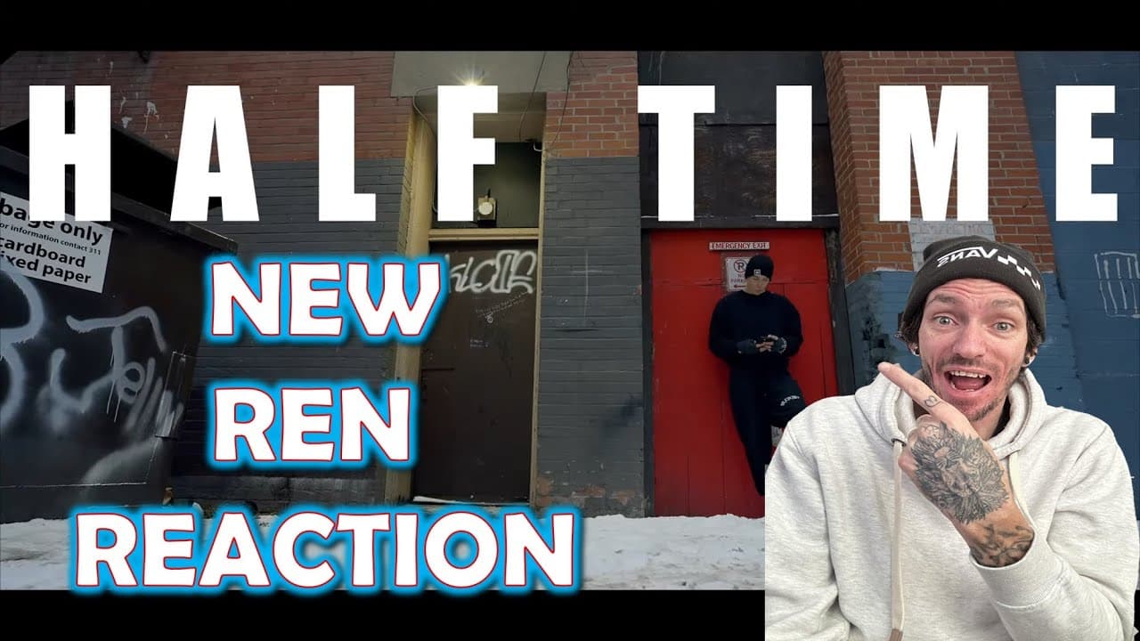 LET'S GO!!! Ren - Halftime ( Nas Retake ) REACTION