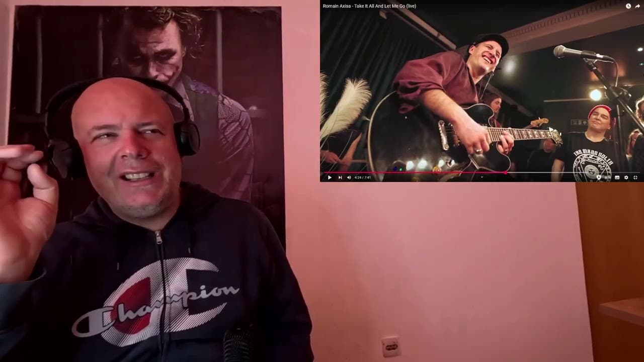 Singer reacts to Romain Axisa - Take It All And Let Me Go (live) - Reaction