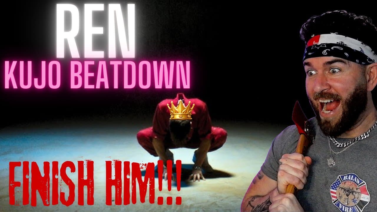 DESTROYED HIM!!!! Ren - Kujo Beatdown (First REACTION) @RenMakesMusic
