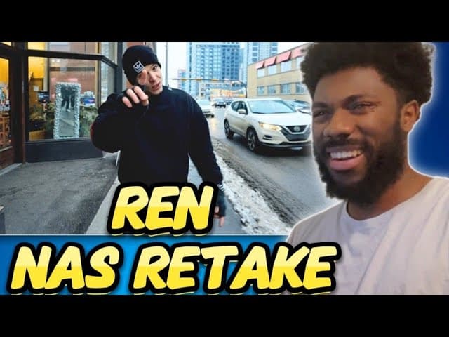 Ren - Halftime ( Nas Retake) REACTION VIDEO #RENMAKESMUSIC #NAS #halftime