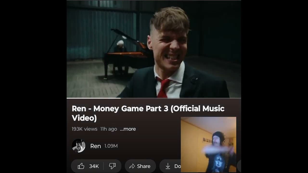 REN- MONEY GAME(PART 3)  REN IS THE REALEST 💜🖤 INDEPENDENT ARTIST REACTS