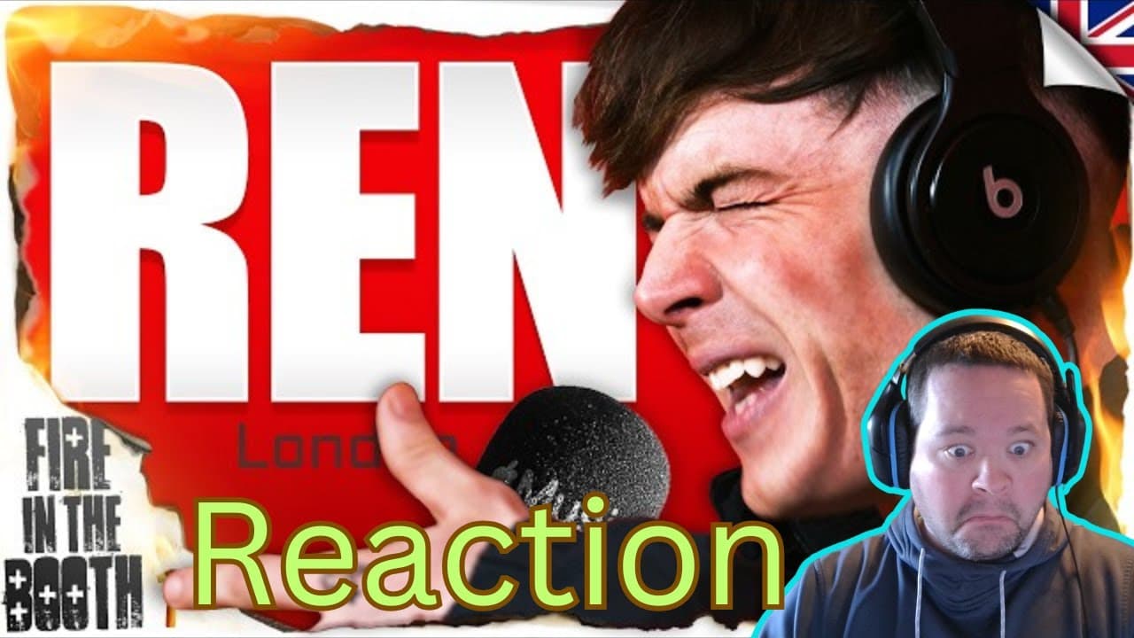 REN - Fire in the Booth WTF??? First time Reaction!!
