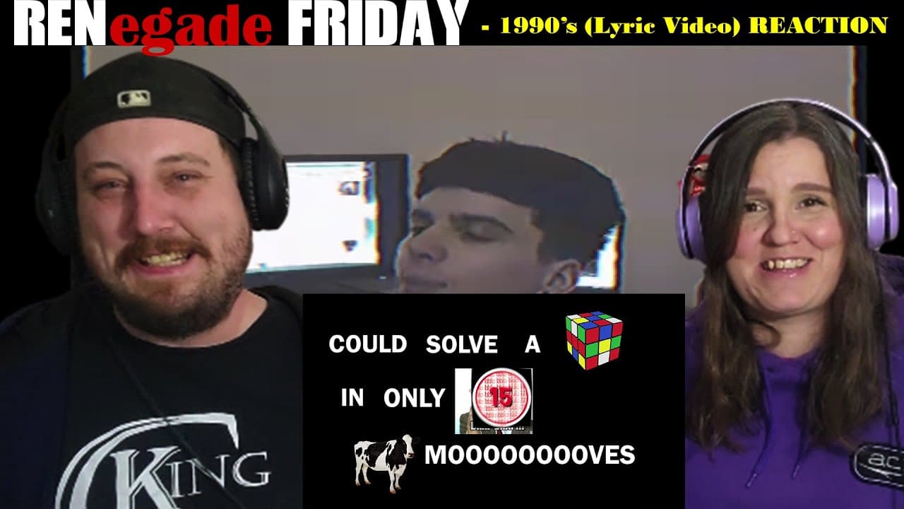 RENegade Friday - Ren - 1990's Lyric Video - REACTION - Loved the 90's