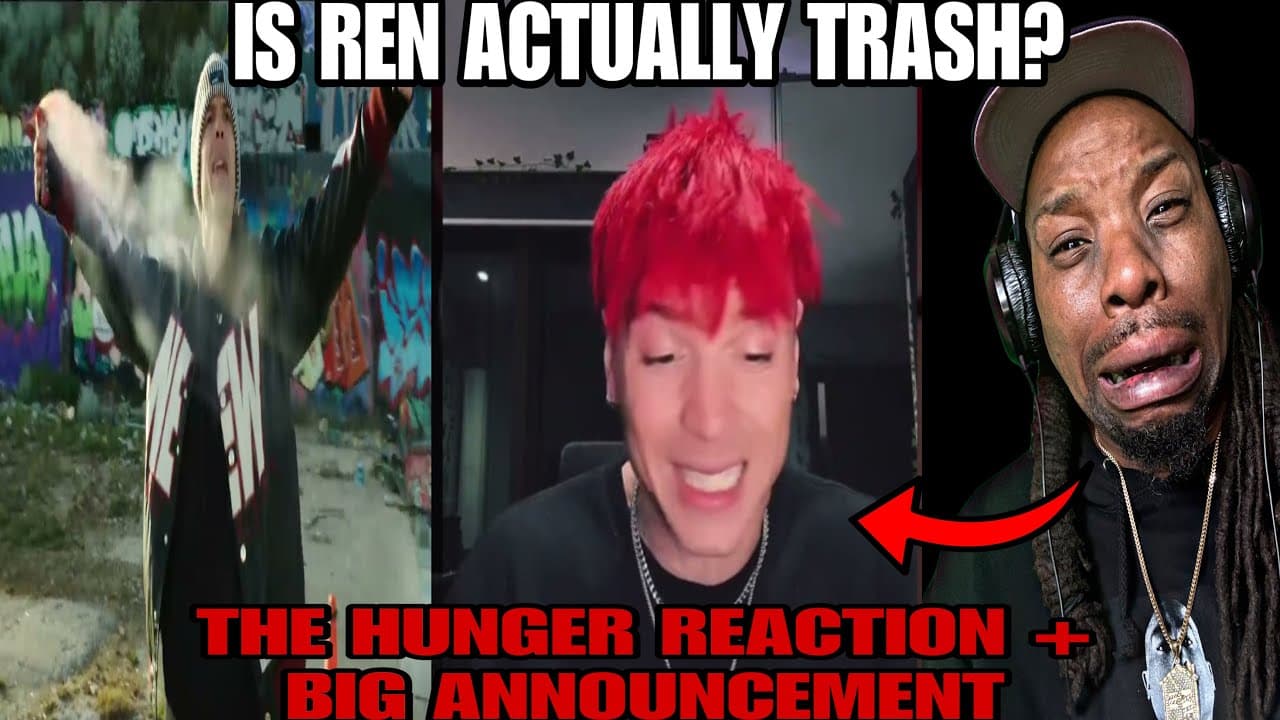 IS HE TRASH? First time reaction to REN "THE HUNGER"