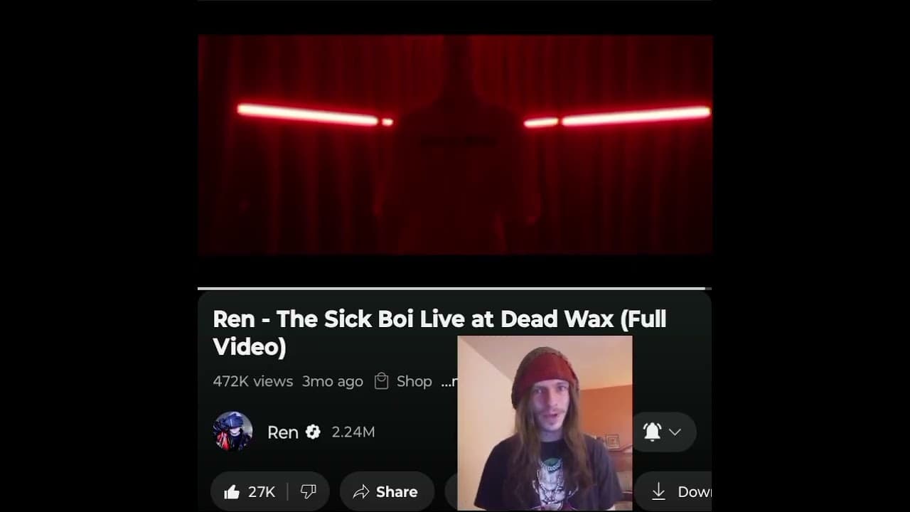 REN- SLAUGHTER HOUSE(LIVE DEAD WAX)  AMAZING FINAL SONG  💜🖤 INDEPENDENT ARTIST REACTS