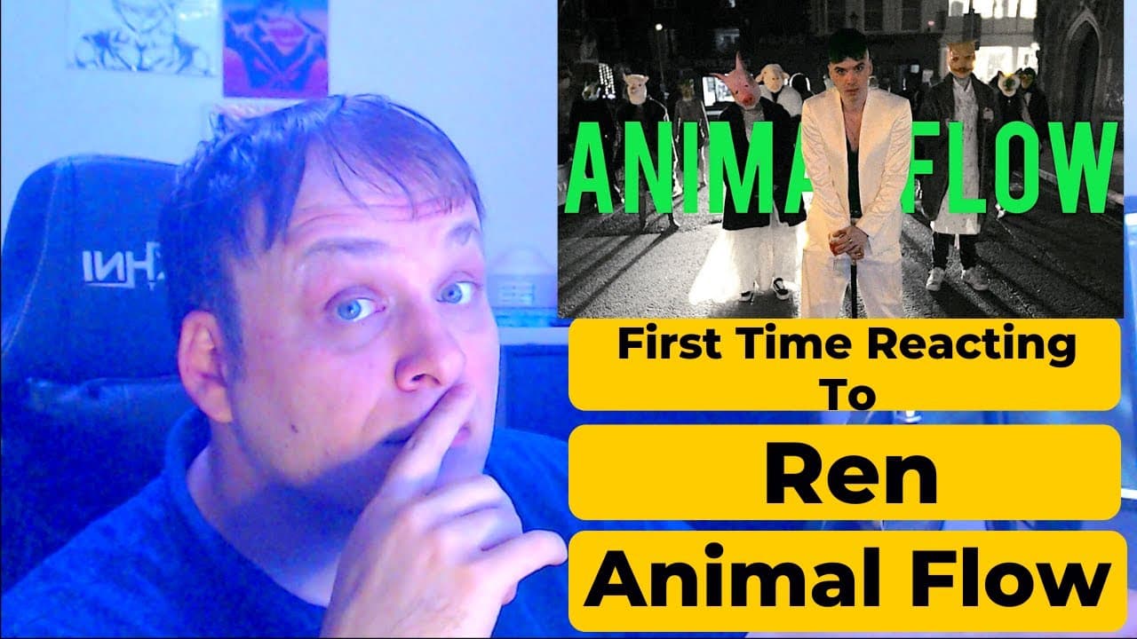 🐷 First Time Reacting To Ren's "Animal Flow"  -  This Song Is So Artistic  | REACTION 🎵