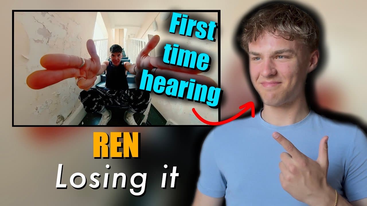 REN is an ENGLISH EMINEM!!! | Drummer's First Time Hearing Ren - Losing it (Fisher rap version)