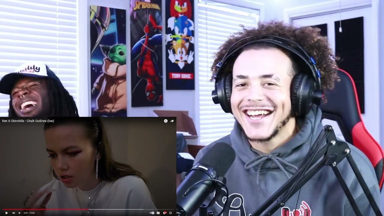 Introducing Co-Host VibeZ to CHINCHILLA!!! w/ Ren - Chalk Outlines [Reaction] #ren #chalkoutline