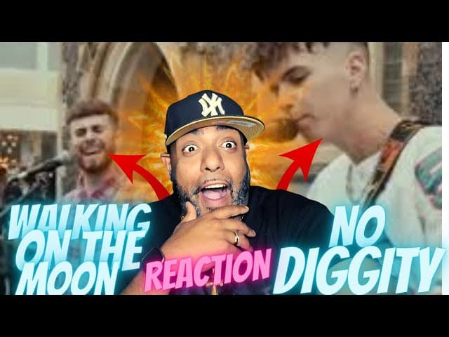 FIRST TIME LISTEN | Ren & Sam Tompkins - Walking on the moon / No diggity | REACTION!!!!