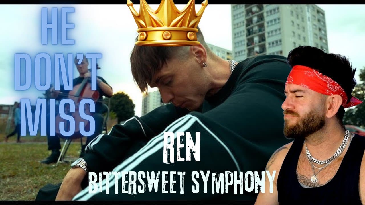 HE CANT FAIL!!?!!?! Ren - Bittersweet Symphony  *LIVE*  (First REACTION) **READ DESCRIPTION**