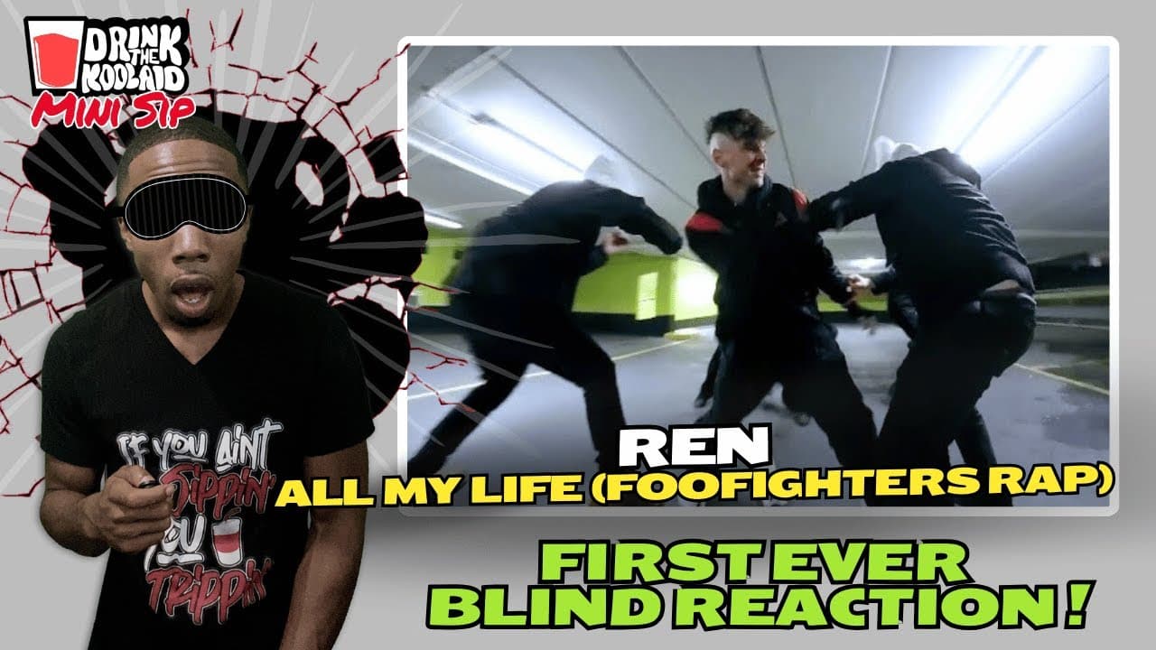 The First Ever Blindfold Reaction 🙈 | Ren - All My Life (FooFighters Rap)