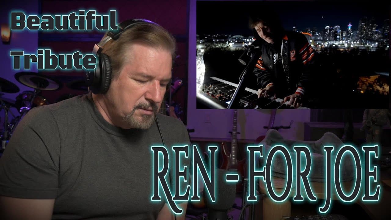 Renaissance Man Reaction to Ren - For Joe (Live Performance Video).  Heartbreaking but Stellar!