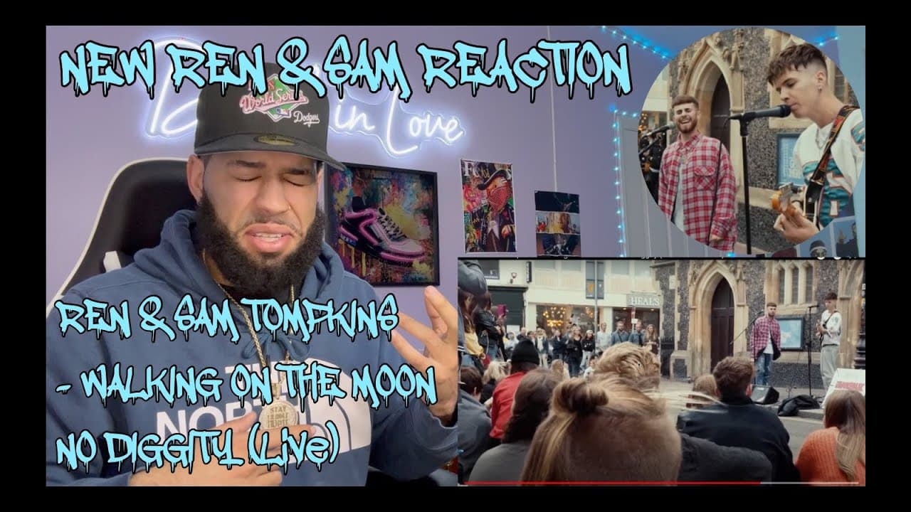 Ren & Sam Tompkins - Walking On The Moon / No Diggity (Live Performance) [VibeWitTyREACTION!!!]