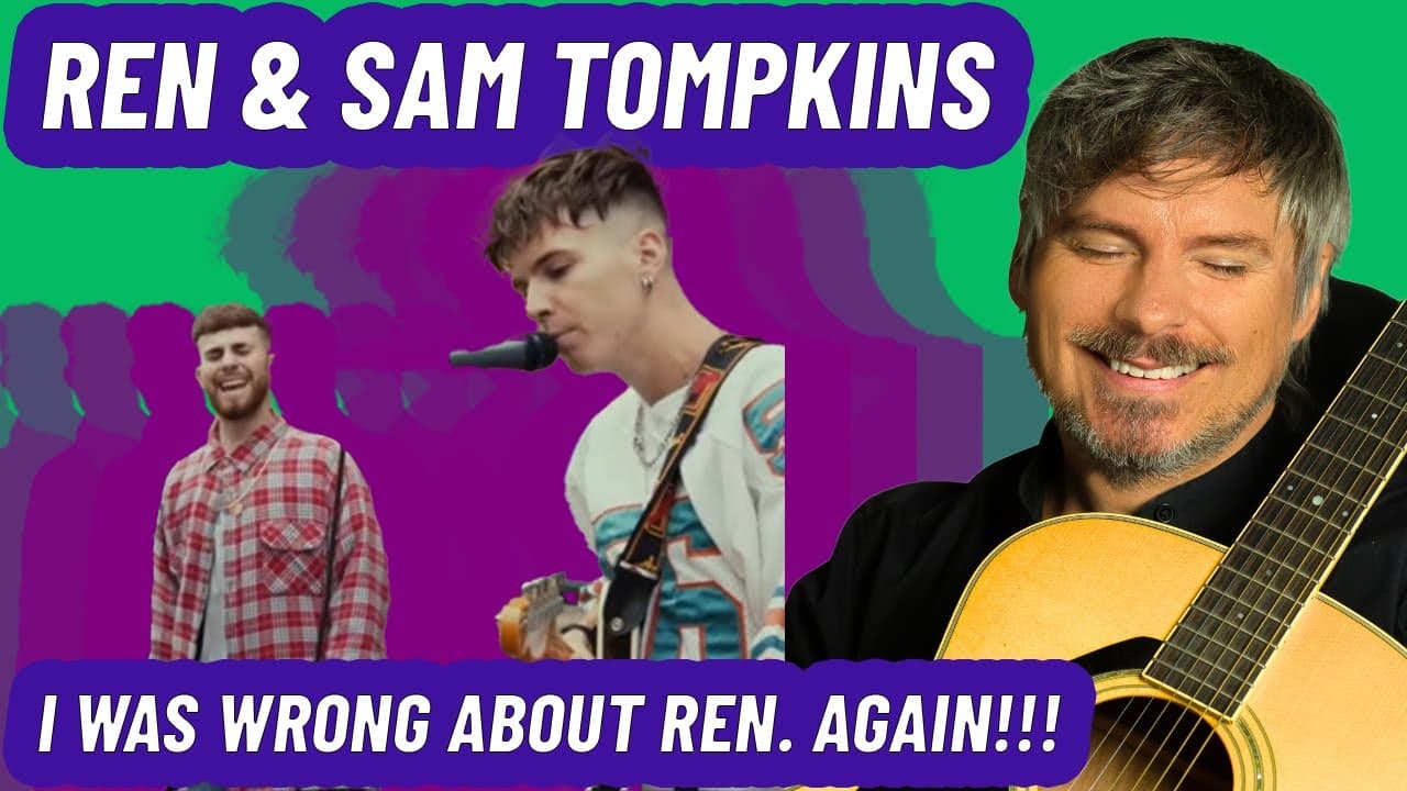 PRO SINGER'S first REACTION to REN & Sam Tompkins (Earned it & Mans World & Falling)
