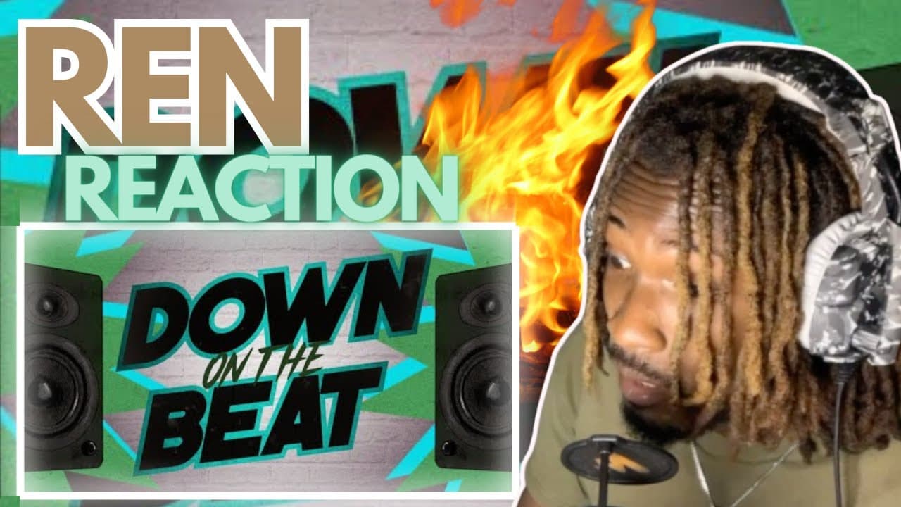 Ren - Down On The Beat (feat. Viktus) [Official Lyric Video] SimplyNS Reactions