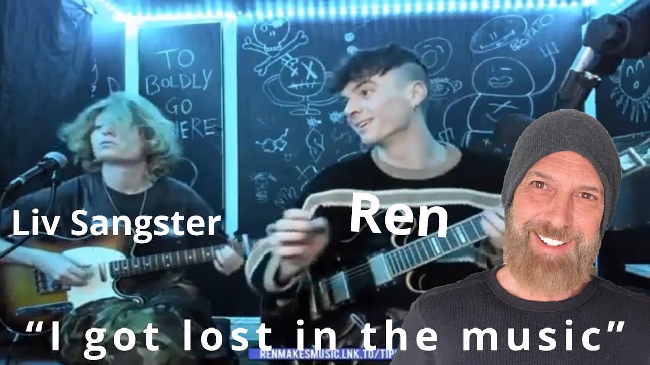 REN & LIV SANGSTER LIVE; PRO GUITARIST REACTS