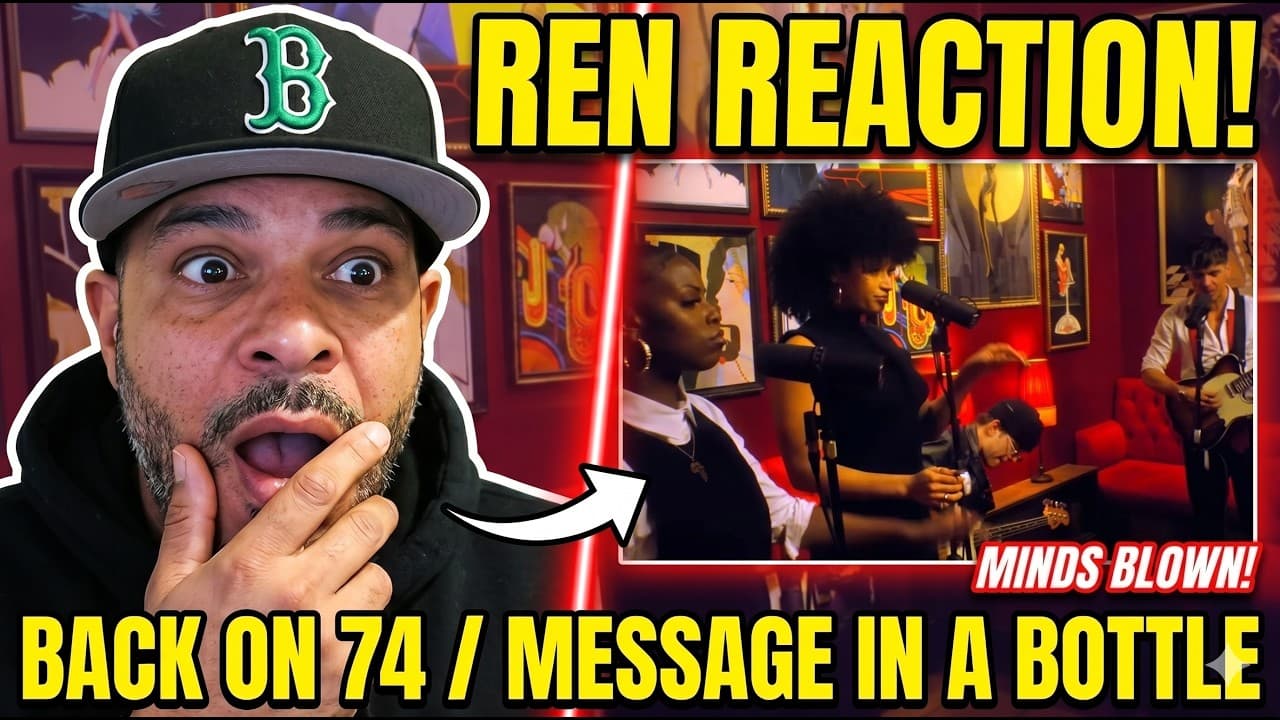 Ren - Back on 74/ Message In A Bottle Live retake REACTION by Perry3xStudios