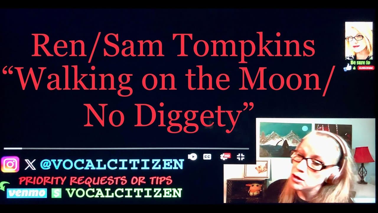 REN & Sam Tompkins - "Walking on the Moon:No Diggety" (busking) reaction