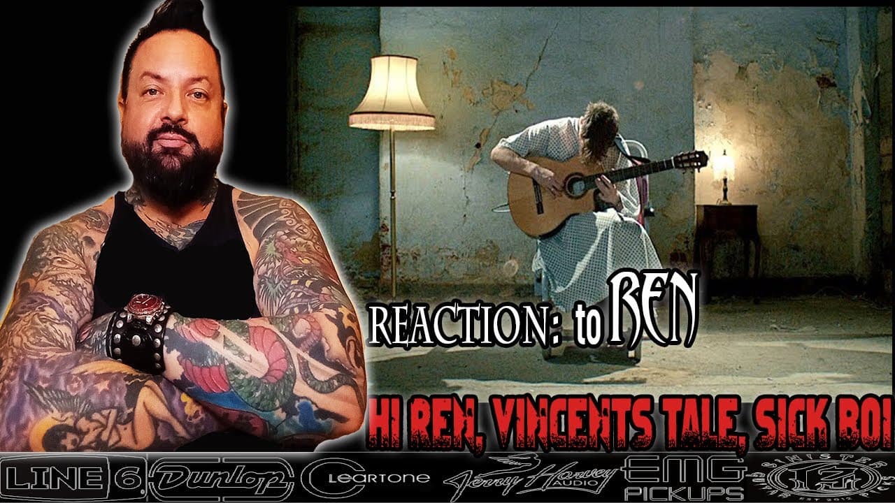 Touring Musician Reacts/Teaches – Ren's "Hi Ren, Vincent’s Tale, & Sick Boi" |