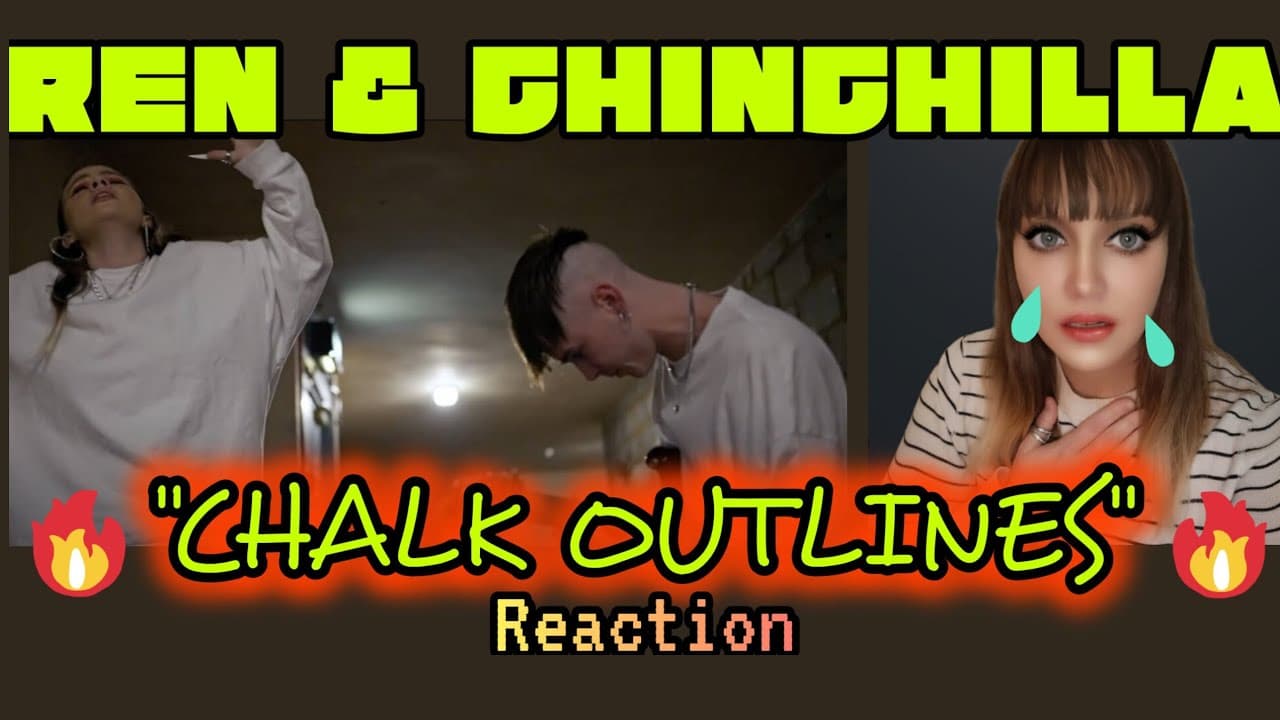 REN CHINCHILLA CHALK OUTLINES REACT @RenMakesMusic @chinchilla_music #reaction #fyp #fypシ゚viral