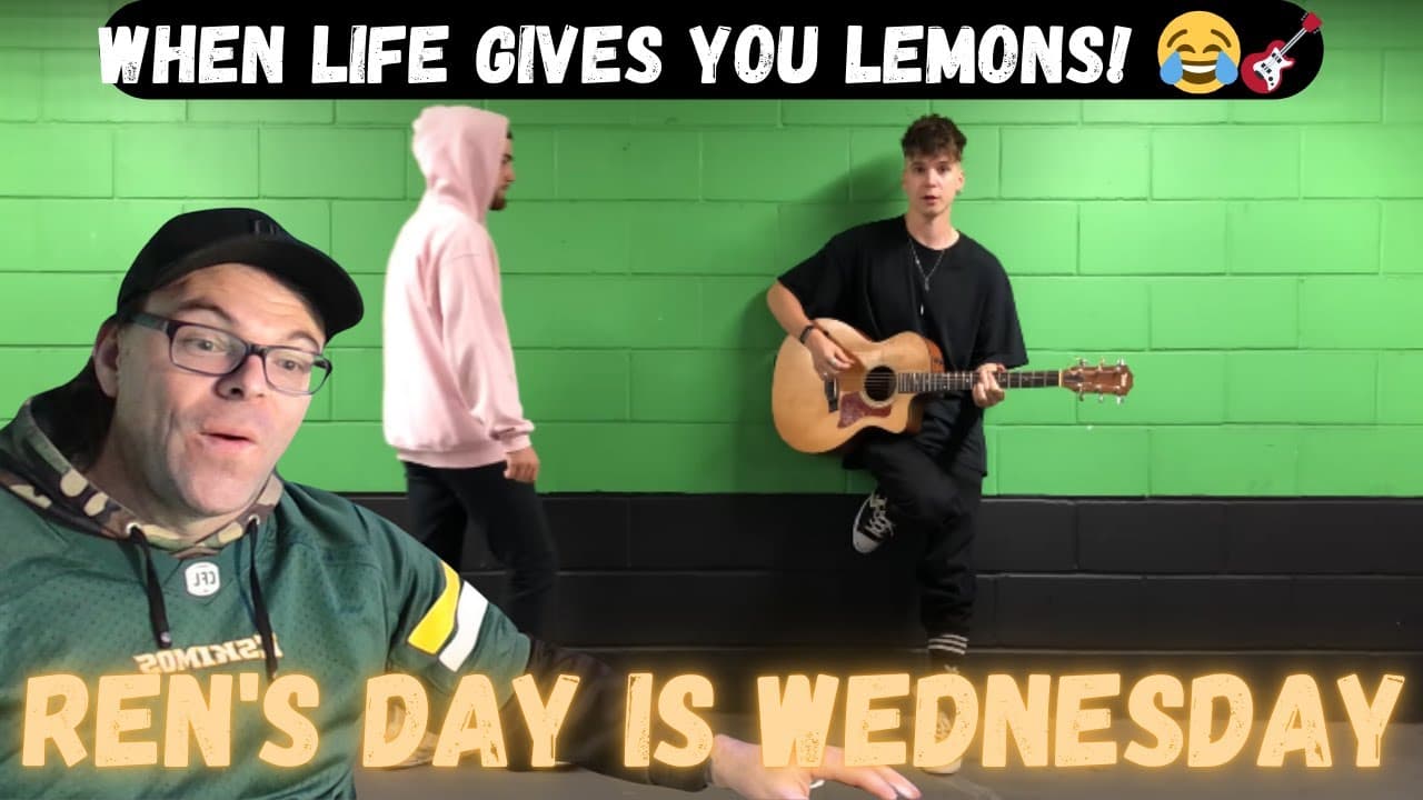 Ren and Sam in a car park..and unimpressed attendant!