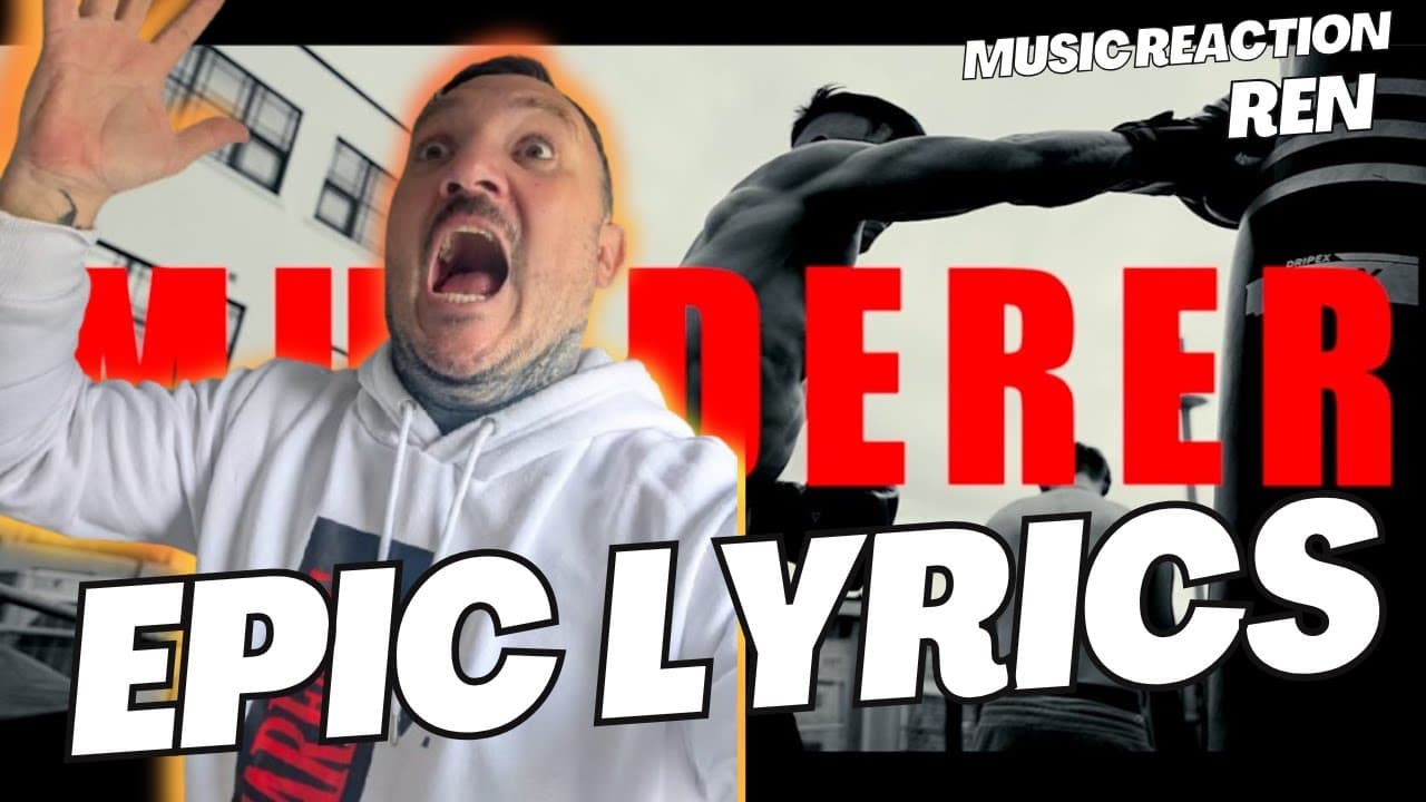 UK Dad First Time Reaction to Ren – “Murderer” 🖤🔪