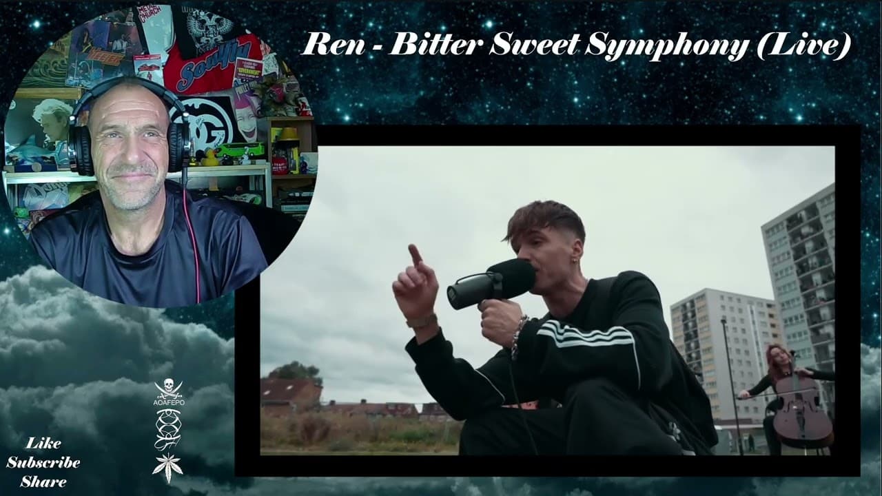 Ren - Bitter Sweet Symphony - Reaction with Rollen (Live)