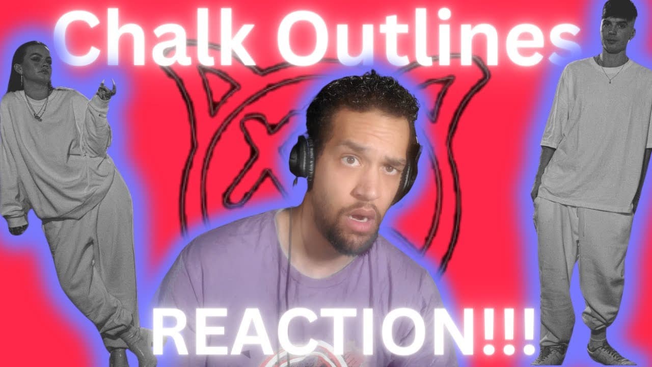 Reacting To: Ren X Chinchilla - Chalk Outlines (live)