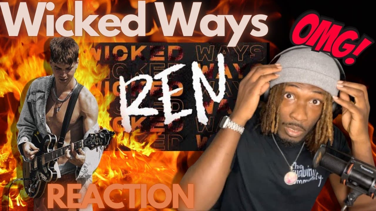 "HE DON'T MISS" REN - Wicked Ways | Official Lyric Video | SimplyNS Reactions