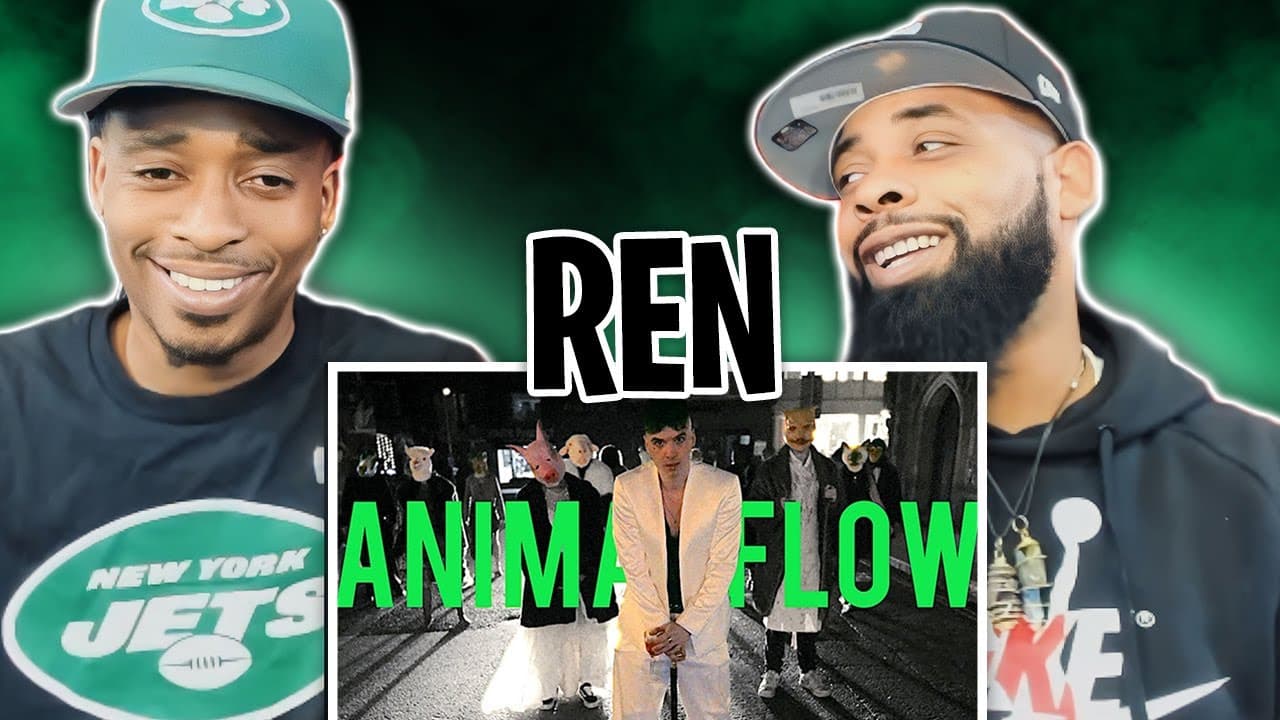 AMERICAN RAPPER REACTS TO -Ren - Animal Flow