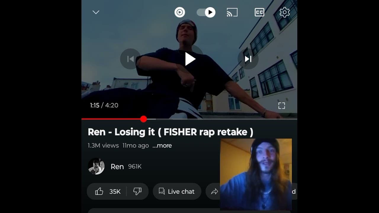 REN- LOSING IT(FISHER RAP RETAKE)  YOU'VE GOTTA BE F*$*IN KIDDING ME 🤯🔥INDEPENDENT ARTIST REACTS