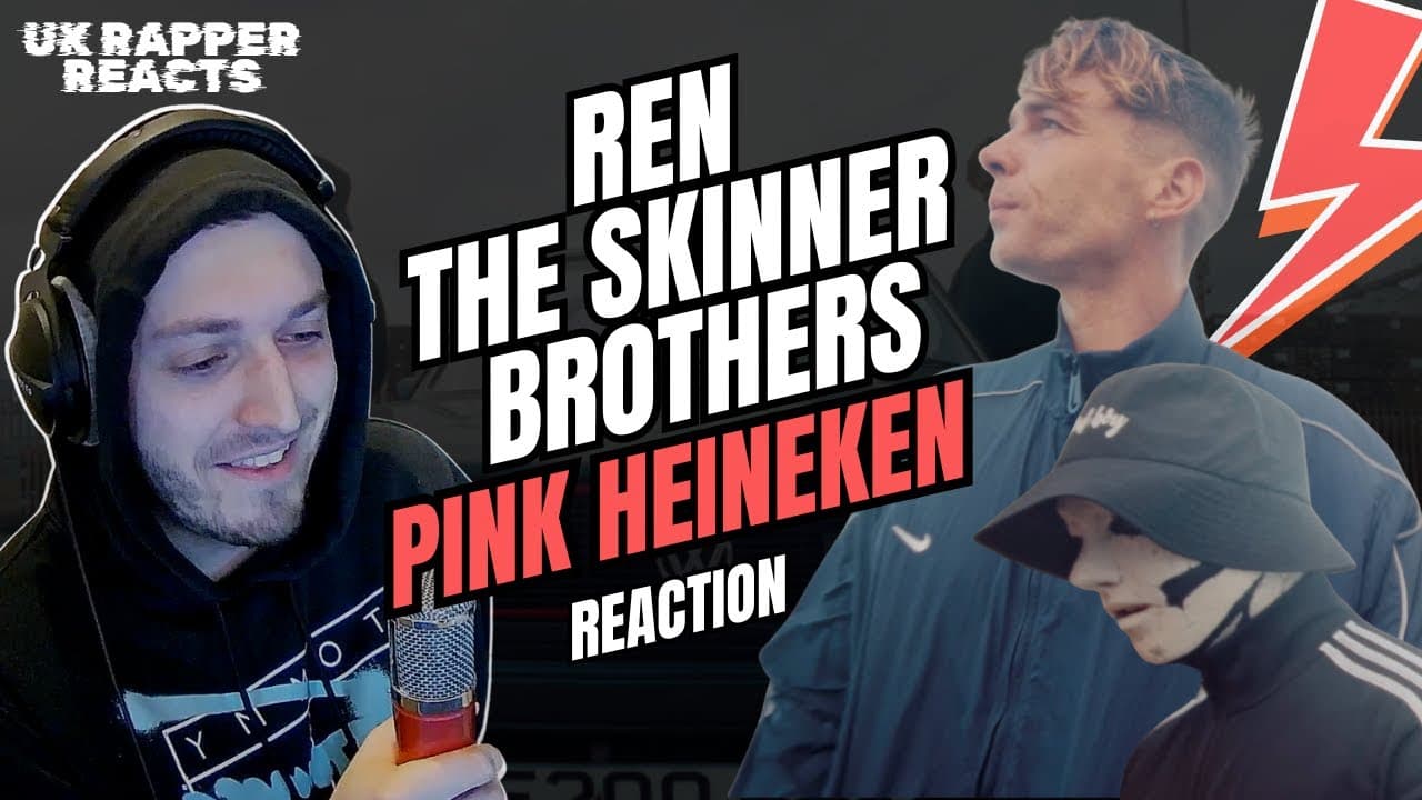 RAPPER REACTS to REN x THE SKINNER BROTHERS - Pink Heineken | Music Reaction | Zee TV