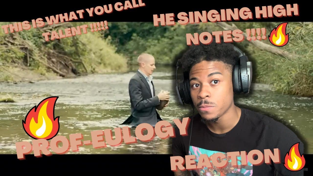 HE GAVE ME GOOSEBUMPS 🥶PROF-EULOGY(REACTION) 🔥