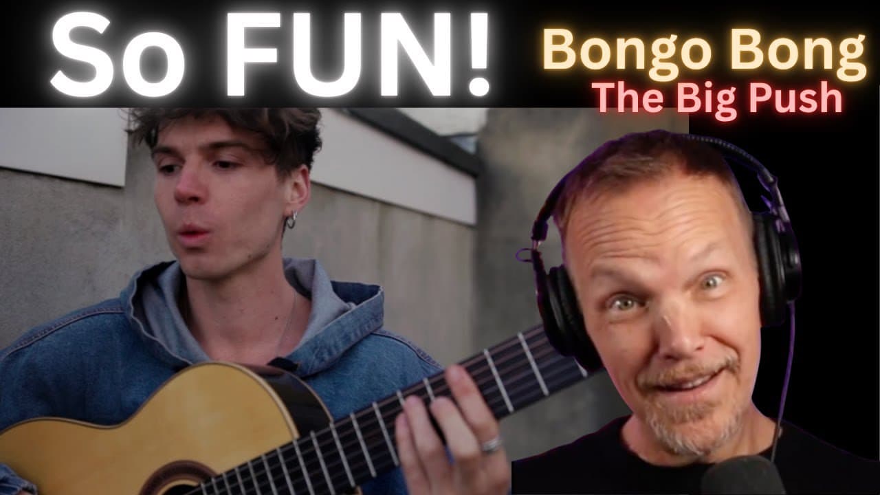 Flawless 3-part Harmony! The Big Push - Bongo Bong (Manu Chao cover) - Vocal Coach Analysis