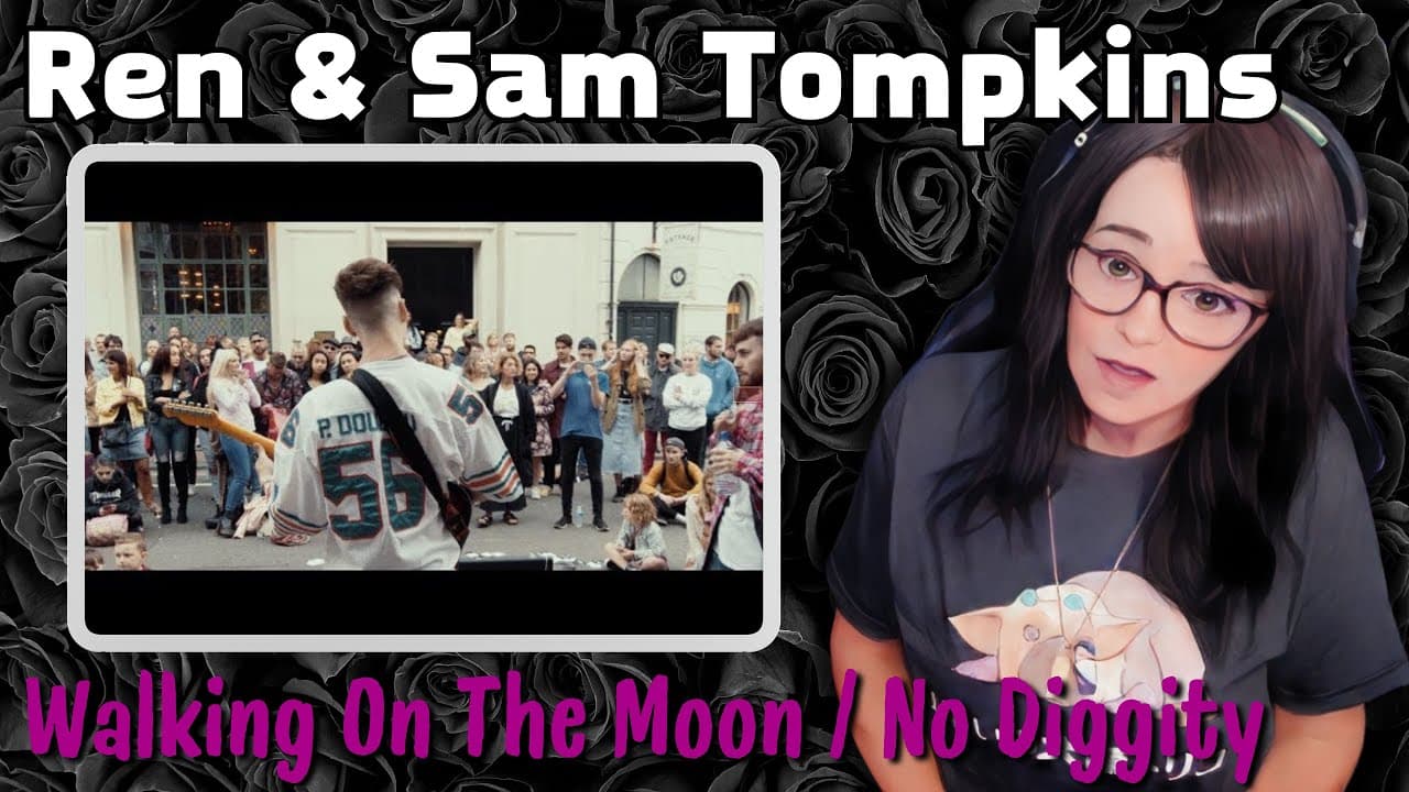 Ren & Sam Tompkins - Walking On The Moon / No Diggity (Live Performance) | REACTION