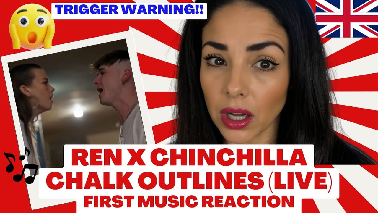 Ren X CHINCHILLA - Chalk Outlines (LIVE) - A Raw and Soul Crushing First Music Reaction