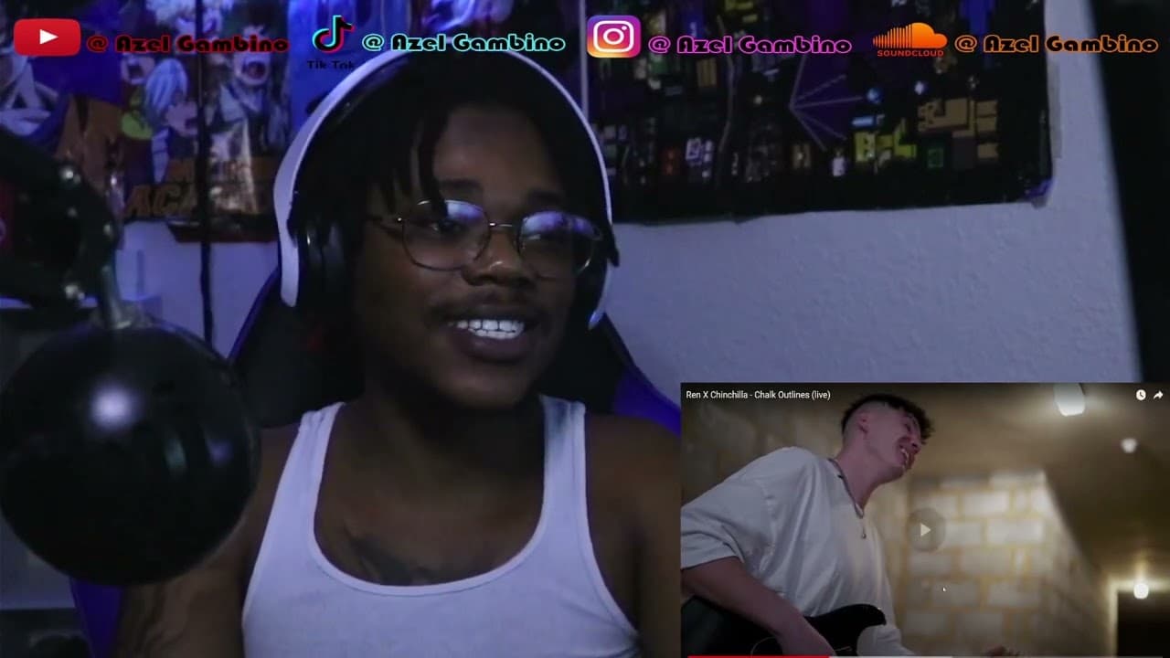 FEMALE VERSION OF REN??!? Ren X Chinchilla - Chalk Outlines (live) REACTION