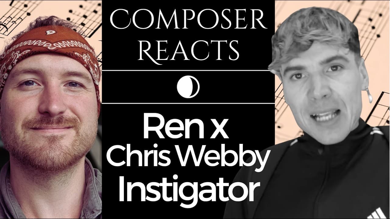 Composer Reacts to Inpatient (Ren x Chris Webby) - Instigator