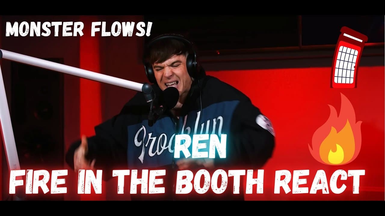 REN- Fire In The Booth Reaction- REN WAS HUNGRY!!