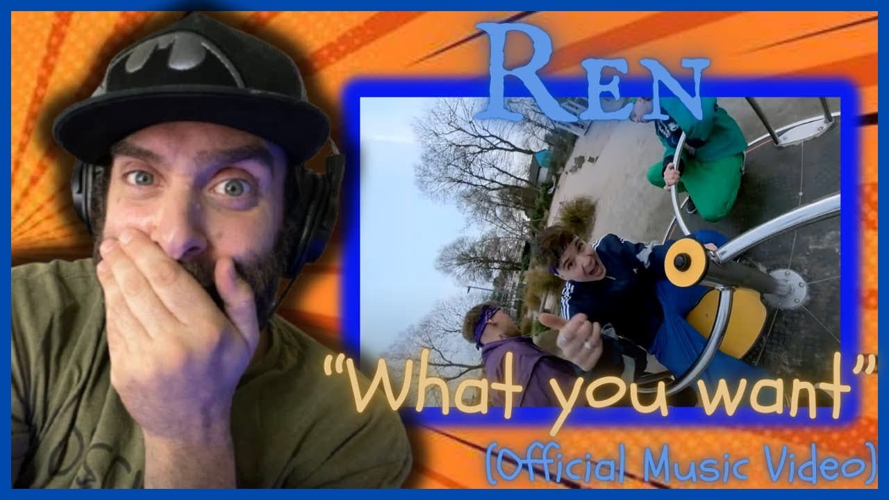 That's how old school is DONE! "What you want" Official Music Video REN REACTION! Day 6 of 30.